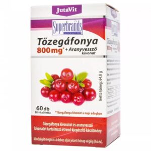 Jutavit Tőzegáfonya + Aranyvessző filmtabletta - 60db