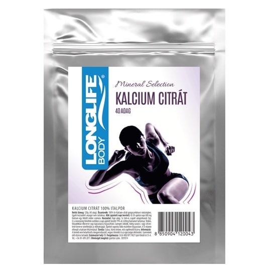 Longlife Kalcium Citrát italpor - 120g 1 Longlife Kalcium Citrát italpor - 120g