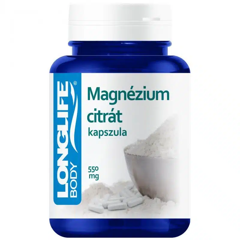 Longlife Magnézium Citrát kapszula - 90db 1 Longlife Magnézium Citrát kapszula - 90db