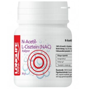 Longlife N-Acetil L-Cisztein (NAC) immunerősítő és nyákoldó por - 36g