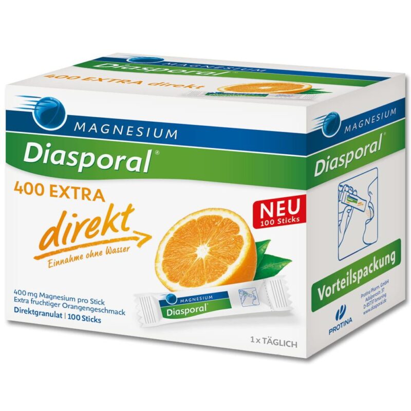 Magnesium Diasporal 400 Extra Direkt granulátum - 100 tasak 1 Magnesium Diasporal 400 Extra Direkt granulátum - 100 tasak