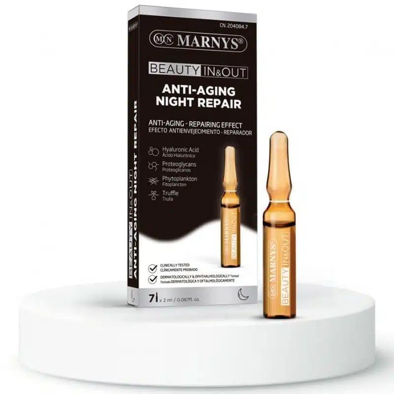 Marnys Anti-Aging Night Repair Bőrhelyreállító ampulla éjszakára - 7x2ml 1 Marnys Anti-Aging Night Repair Bőrhelyreállító ampulla éjszakára - 7x2ml
