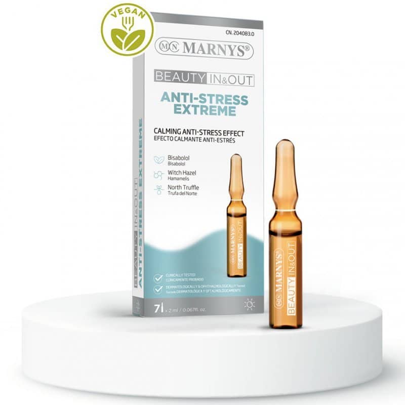 Marnys Anti-Stress Extreme Bőrnyugtató és bőrvédő hatású ampulla érzékeny bőrre - 7x2ml 1 Marnys Anti-Stress Extreme Bőrnyugtató és bőrvédő hatású ampulla érzékeny bőrre - 7x2ml