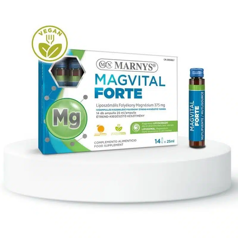 Marnys Magvital Forte Liposzomális folyékony magnézium - 14x25ml 1 Marnys Magvital Forte Liposzomális folyékony magnézium - 14x25ml