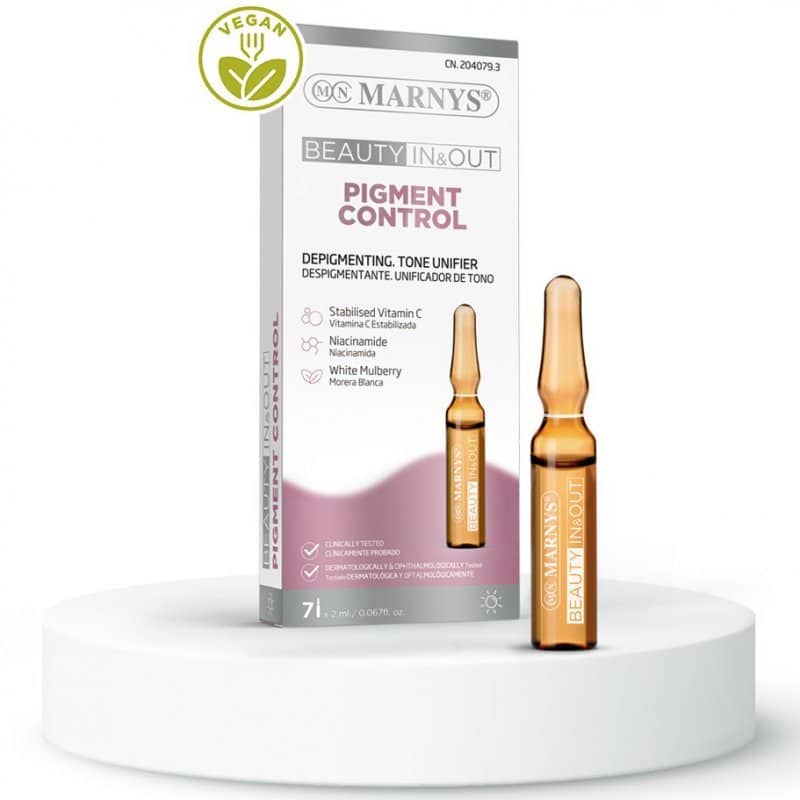 Marnys Pigment Control Pigmentáció csökkentő bőrápoló ampulla - 7x2ml 1 Marnys Pigment Control Pigmentáció csökkentő bőrápoló ampulla - 7x2ml