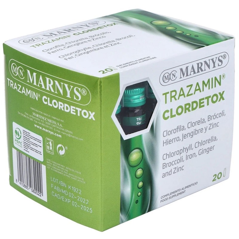 Marnys Trazamin Clordetox - sav bázis egyensúly - 20x10ml 1 Marnys Trazamin Clordetox - sav bázis egyensúly - 20x10ml