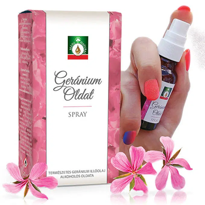 Medinatural Geránium oldat spray - 20ml 1 Medinatural Geránium oldat spray - 20ml