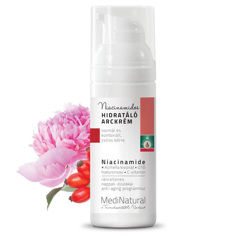 Medinatural Niacinamidos hidratáló arckrém - 50ml 1 Medinatural Niacinamidos hidratáló arckrém - 50ml