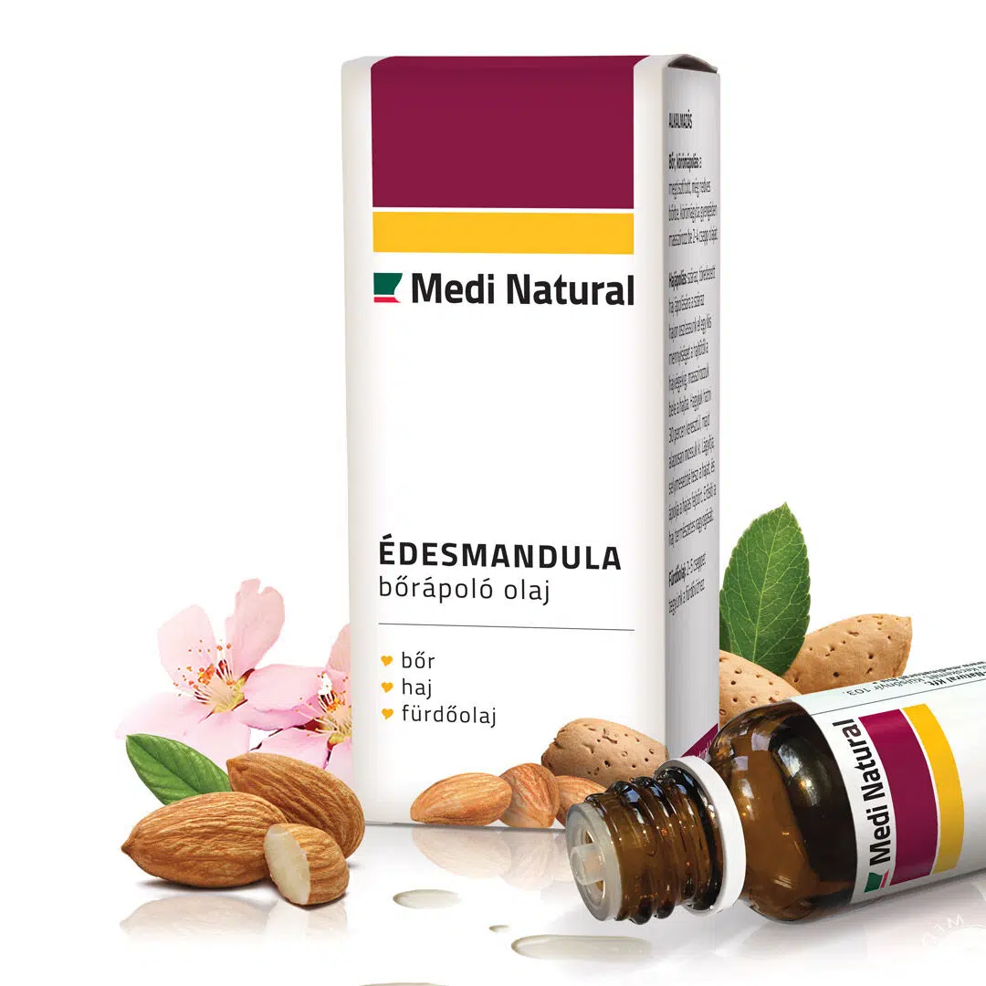 Medinatural bőrápoló olaj édesmandula - 20ml 1 Medinatural bőrápoló olaj édesmandula - 20ml