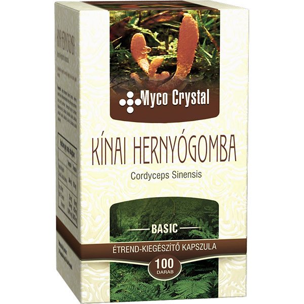 Myco Crystal Kínai hernyógomba - Cordyceps gyógygomba - 100 db 1 Myco Crystal Kínai hernyógomba – Cordyceps gyógygomba – 100 db
