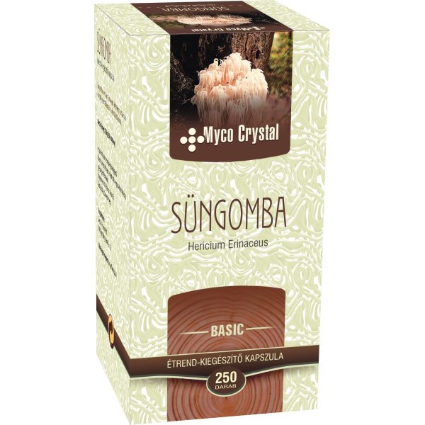 Myco Crystal Süngomba kapszula - 250 db 1 Myco Crystal Süngomba kapszula – 250 db