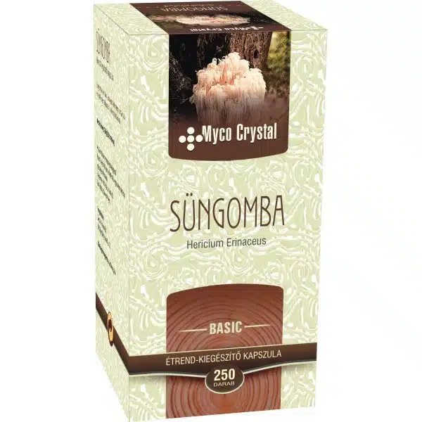 Myco Crystal Süngomba kapszula - 250 db 1 Myco Crystal Süngomba kapszula – 250 db