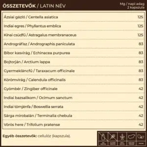 Myrobalan Lympid nyirokrendszer- és vértisztító kapszula - 60db - Image 2