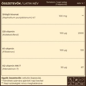 Myrobalan Vita-D 4000NE+K1+K2-vitamin kapszula - 60db 3 Myrobalan Vita-D 4000NE+K1+K2-vitamin kapszula - 60db - Image 2