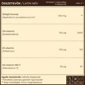 Myrobalan Vita-D 4000NE+K1+K2-vitamin kapszula - 60db 3 Myrobalan Vita-D 4000NE+K1+K2-vitamin kapszula - 60db - Image 2