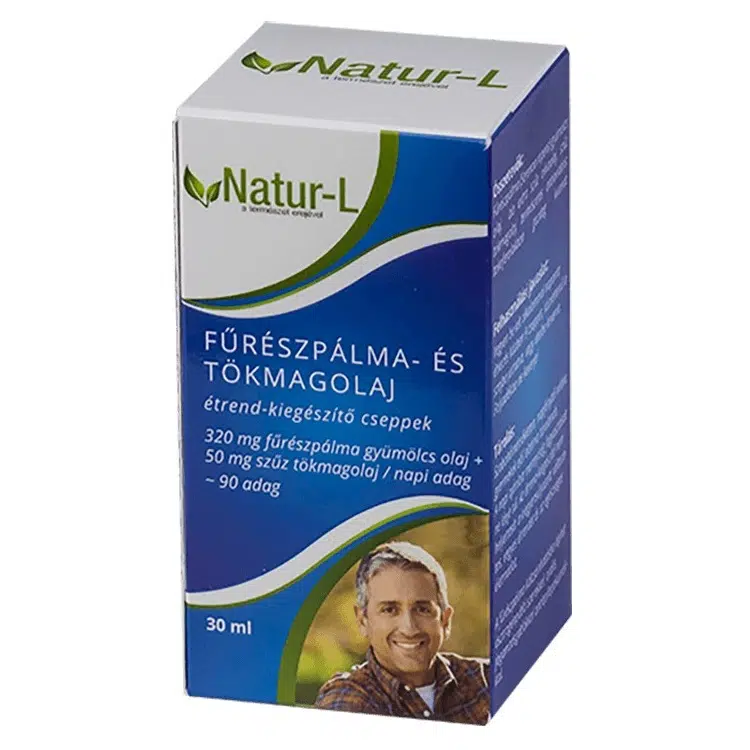 Natur-L Fűrészpálma és tökmagolaj csepp - 30ml 1 Natur-L Fűrészpálma és tökmagolaj csepp