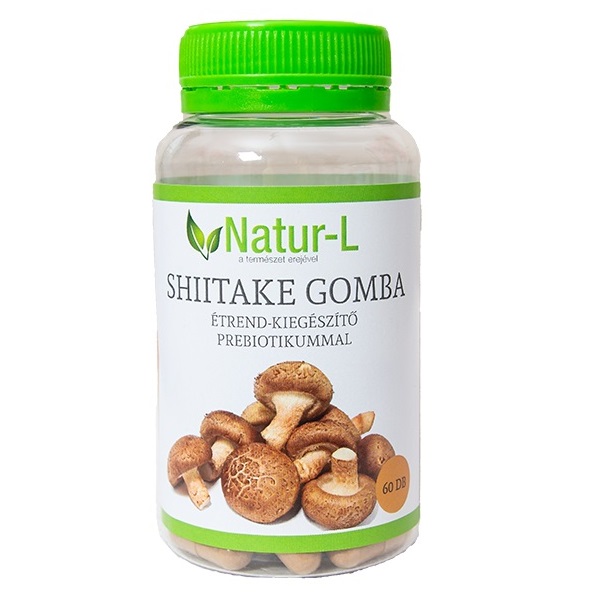 Natur-L Shiitake gomba kapszula - 60db 1 Natur-L Shiitake gomba kapszula - 60db