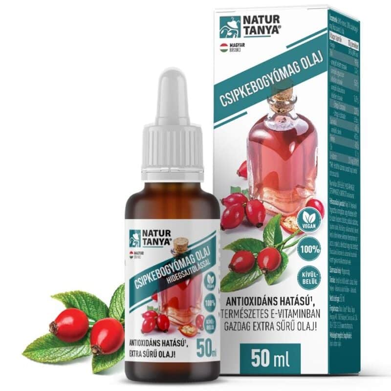 Natur Tanya Csipkebogyómag olaj - 50ml 1 Natur Tanya Csipkebogyómag olaj - 100%-os, Hidegen sajtolt - 50ml