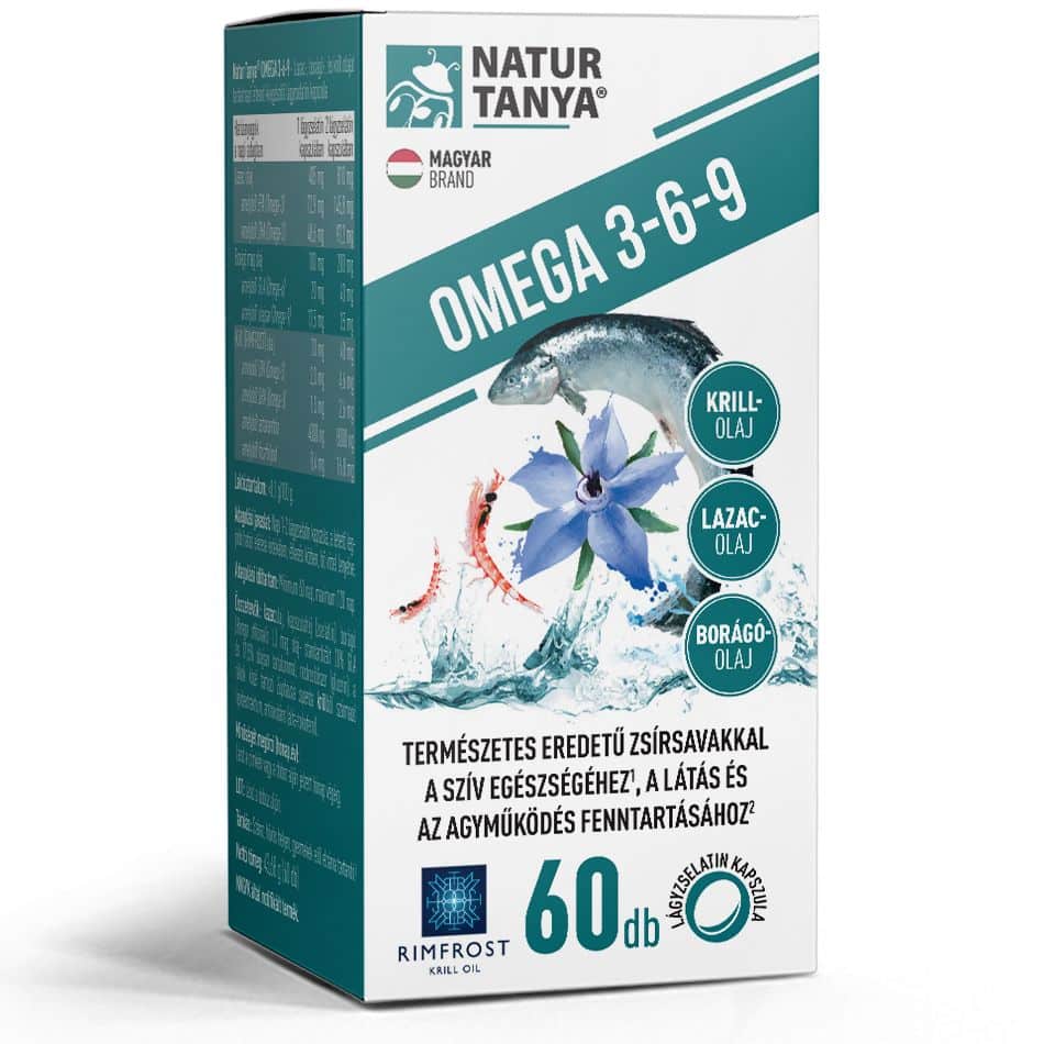 Natur Tanya Omega 3-6-9 kapszula - 60db 5 Natur Tanya Omega 3-6-9 kapszula - 60db - Image 5