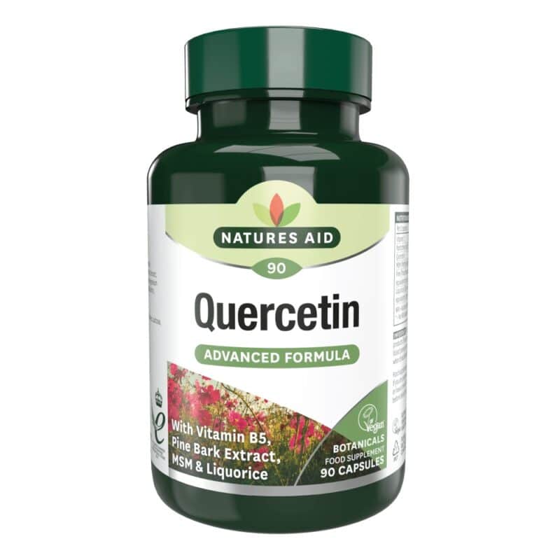 Natures Aid Quercetin - Kvercetin Formula kapszula - 90db 1 Natures Aid Quercetin - Kvercetin Formula kapszula - 90db