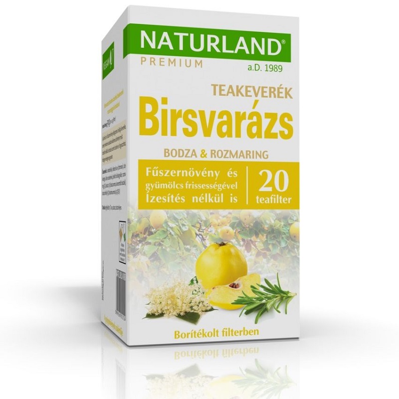 Naturland Birsvarázs teakeverék - 20 filter 1 Naturland Birsvarázs teakeverék - 20 filter