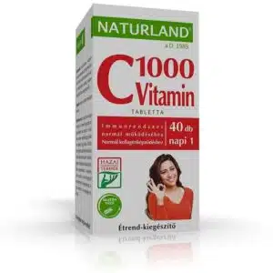 Naturland C-vitamin tabletta - 40db