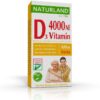 Naturland Prémium D-vitamin 4000NE Forte tabletta - 60db