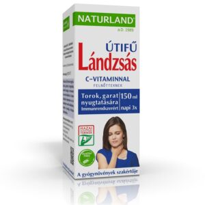 Naturland Lándzsás útifű szirup + C-vitamin felnőtt - 150ml