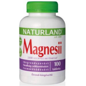 Naturland Magnesii - Magnézium tabletta - 100db