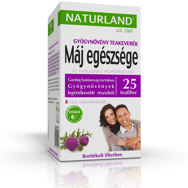 Naturland Máj egészsége tea - 25 filter 1 Naturland Máj egészsége tea - 25 filter