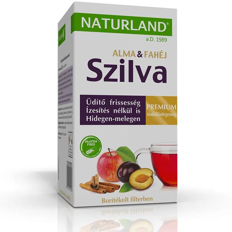 Naturland Prémium Szilvás-Almás-Fahéjas teakeverék - 20 filter 1 Naturland Prémium Szilvás-Almás-Fahéjas teakeverék - 20 filter
