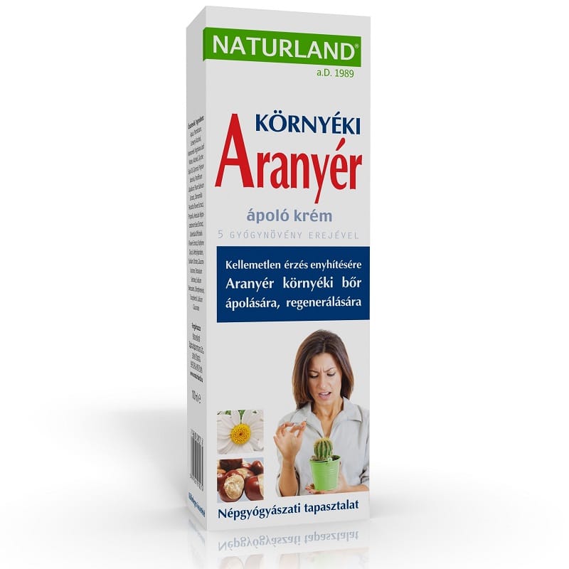 Naturland Aranyér-környéki ápolókrém - 100ml 1 Naturland Aranyér-környéki ápolókrém - 100ml