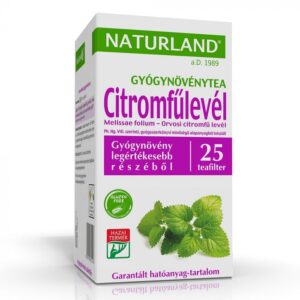 Naturland citromfűlevél tea - 25 filter