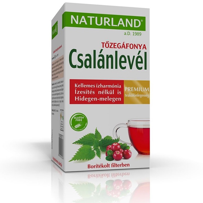 Naturland Csalánlevél-tőzegáfonya tea - 20 filter 1 Naturland Csalánlevél-tőzegáfonya tea - 20 filter