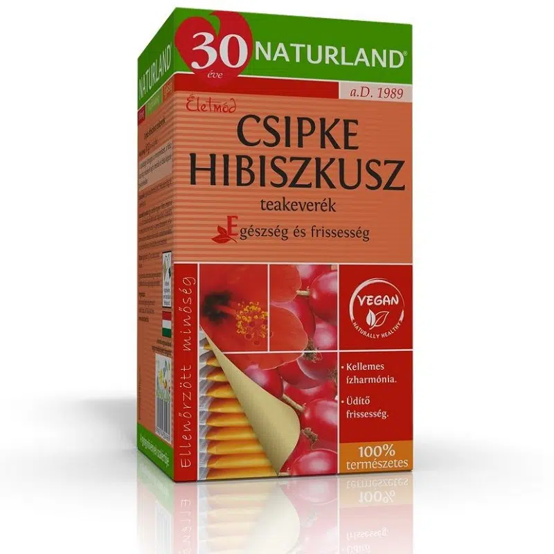 Naturland csipke-hibiszkusz tea - 20 filter 1 Naturland csipke-hibiszkusz tea - 20 filter