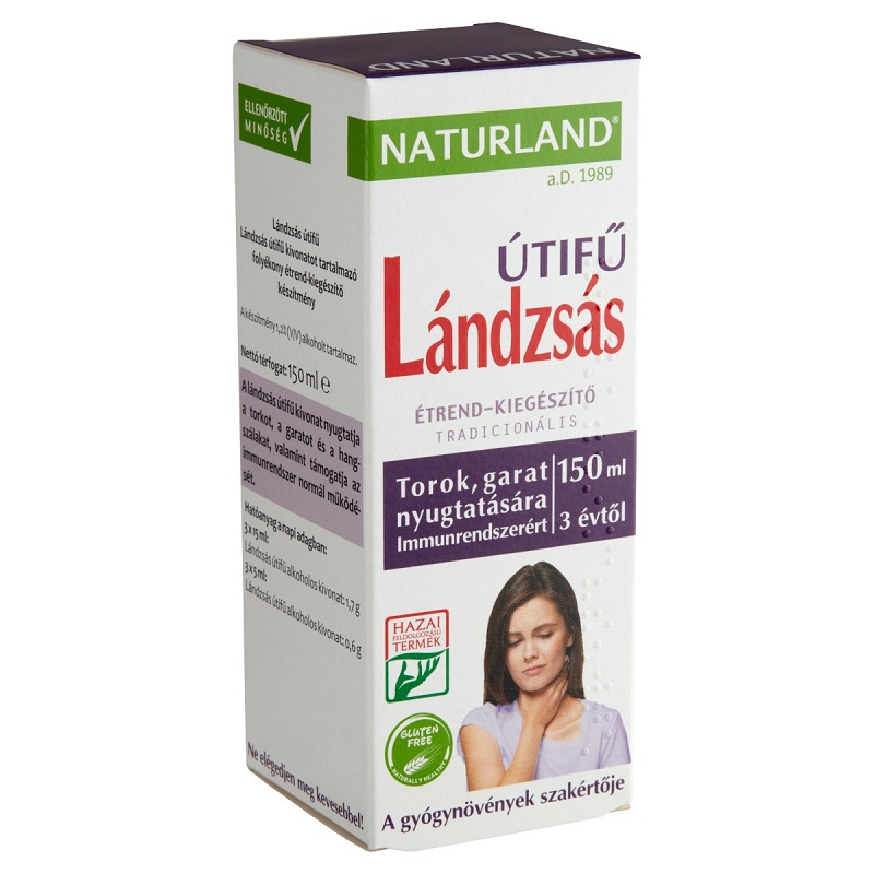 Naturland lándzsás útifű szirup - 150ml 1 Naturland lándzsás útifű szirup - 150ml