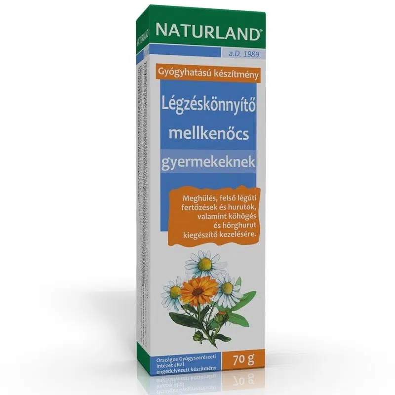Naturland légzéskönnyítő mellkenőcs gyermekenek - 70 g 1 Naturland légzéskönnyítő mellkenőcs gyermekenek - 70 g
