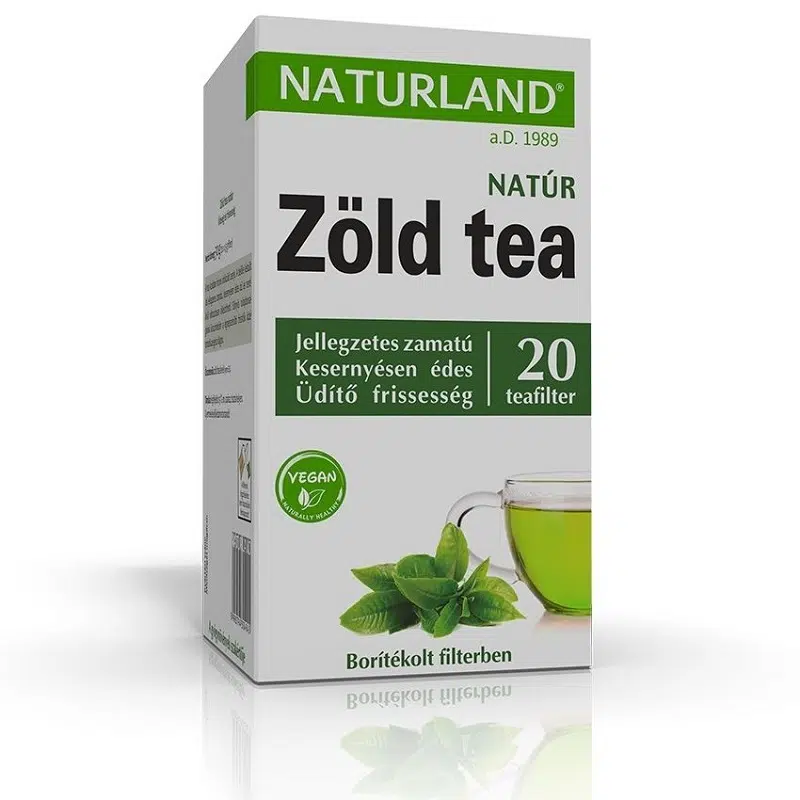 Naturland zöld tea - 20 filter 1 Naturland zöld tea - 20 filter