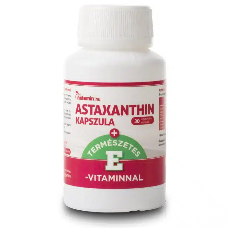 Netamin Astaxanthin kapszula természetes E-vitaminnal kapszula - 30db 1 Netamin Astaxanthin kapszula természetes E-vitaminnal kapszula – 30db