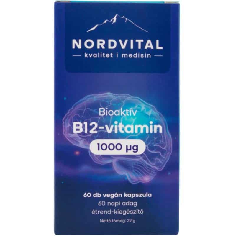 Nordvital B12-vitamin kapszula - 60db 1 Nordvital B12-vitamin kapszula - 60db