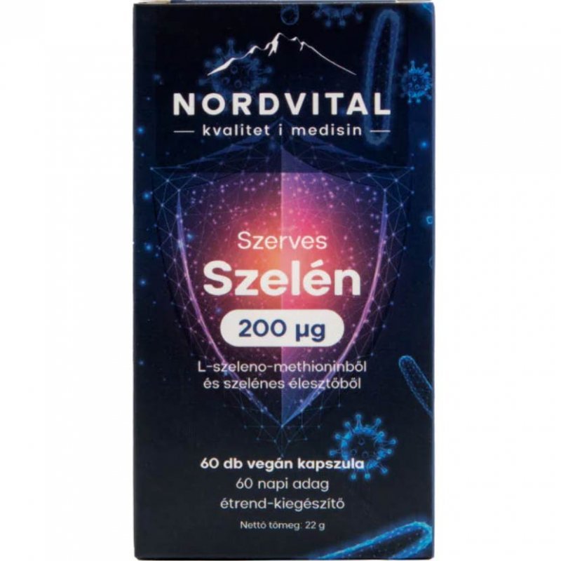 Nordvital Szerves Szelén kapszula - 60db 1 Nordvital Szerves Szelén kapszula - 60db