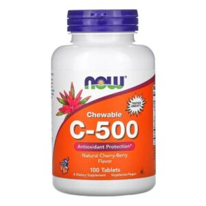 Now C-500 cseresznye ízű rágótabletta - 100db