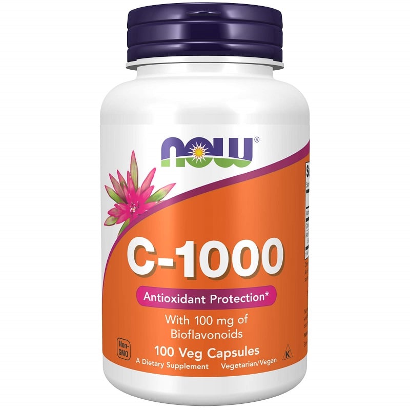 Now C-vitamin 1000mg + bioflavonoid kapszula - 100db 1 Now C-vitamin 1000mg + bioflavonoid kapszula - 100db