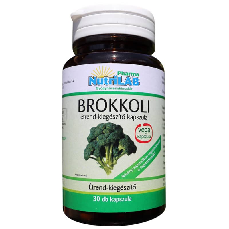 Nutrilab Brokkoli kapszula - 30db 1 Nutrilab Brokkoli kapszula - 30db