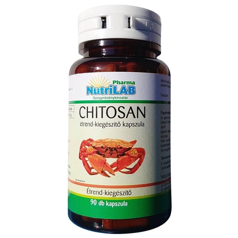 Nutrilab Chitosan kapszula - 90db 1 Nutrilab Chitosan kapszula – 90db