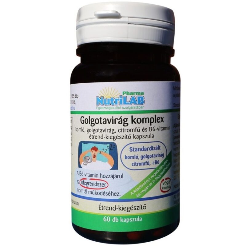 Nutrilab Golgotavirág komplex kapszula - 60db 1 Nutrilab Golgotavirág komplex kapszula