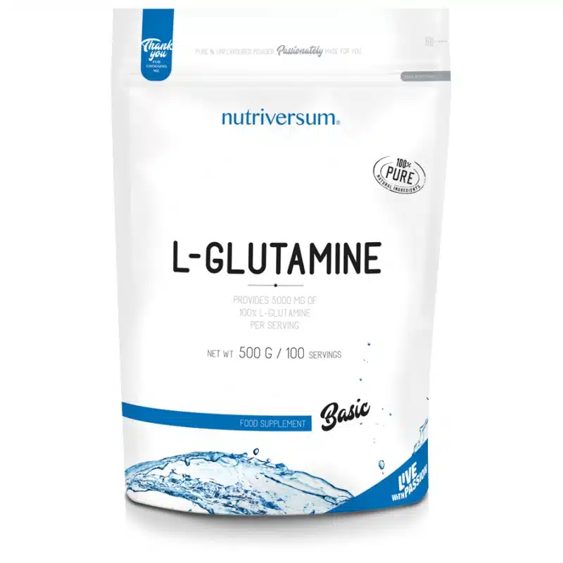 Nutriversum BASIC 100% L-glutamine - 500g 1 Nutriversum BASIC 100% L-glutamine - 500g