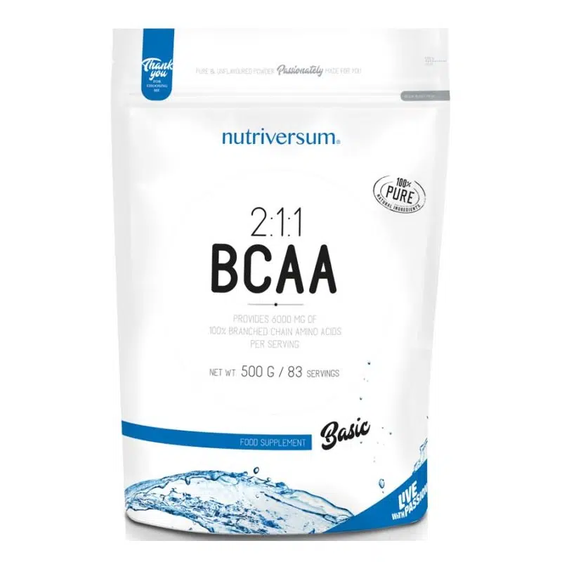 Nutriversum BASIC 2:1:1 BCAA - 500g 1 Nutriversum BASIC 2:1:1 BCAA - 500g