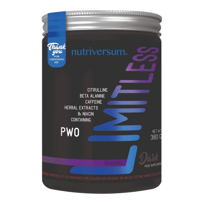 Nutriversum DARK - Limitless áfonya - 380g 1 Nutriversum DARK - Limitless áfonya - 380g