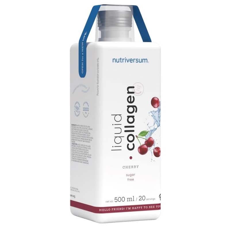 Nutriversum FLOW Collagen Liquid 10.000mg Sugar Free cherry - 500ml 1 Nutriversum FLOW Collagen Liquid 10.000mg Sugar Free cherry - 500ml